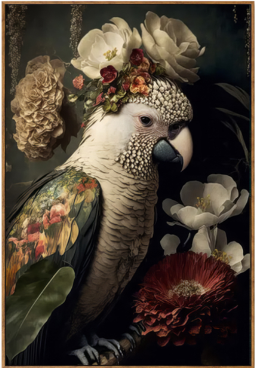 Parrot bird canvas