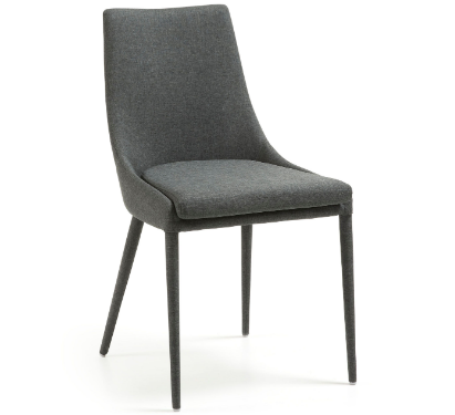 Charcoal dining chair