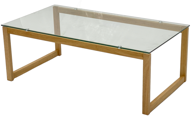 wood and glass coffee table